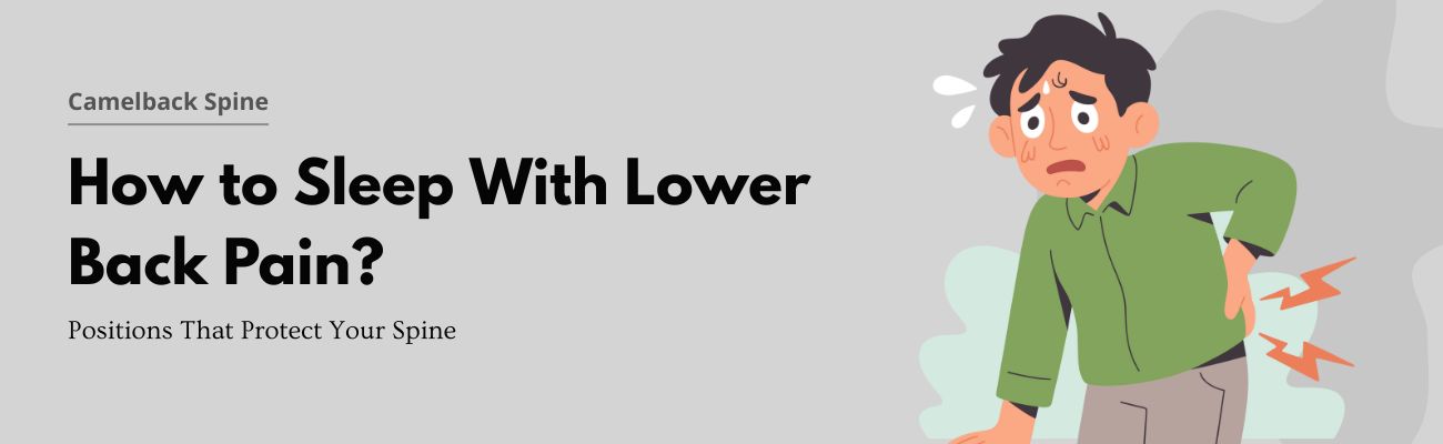 What is the best sleeping position for lower back pain?