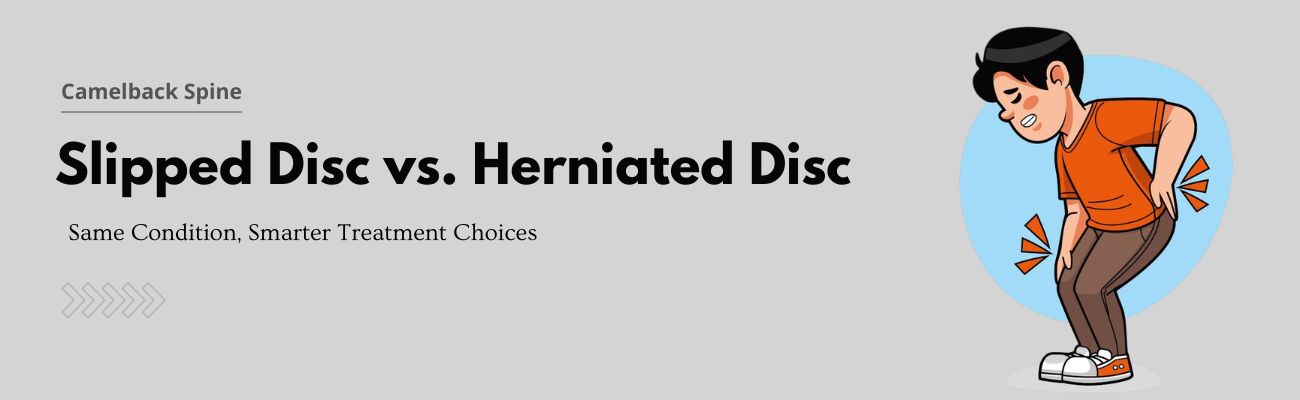 Slipped Disc vs. Herniated Disc: Clearing the Confusion for Better Treatment Choices